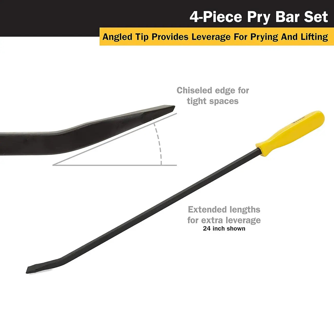 Titan 4 Pc Pry Bar Set TITAN