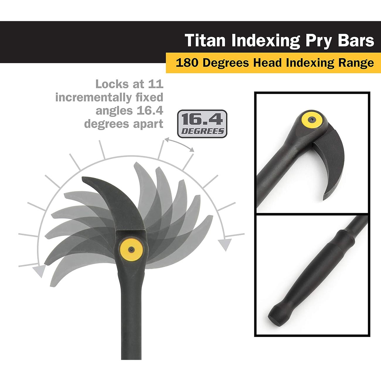 Titan 8" Indexing Pry Bar TITAN