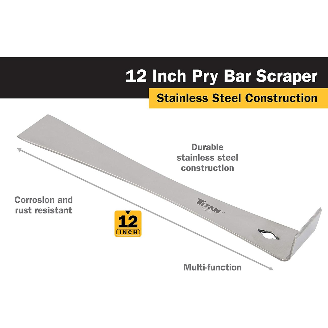 Titan Multi-purpose 9" Pry Bar TITAN
