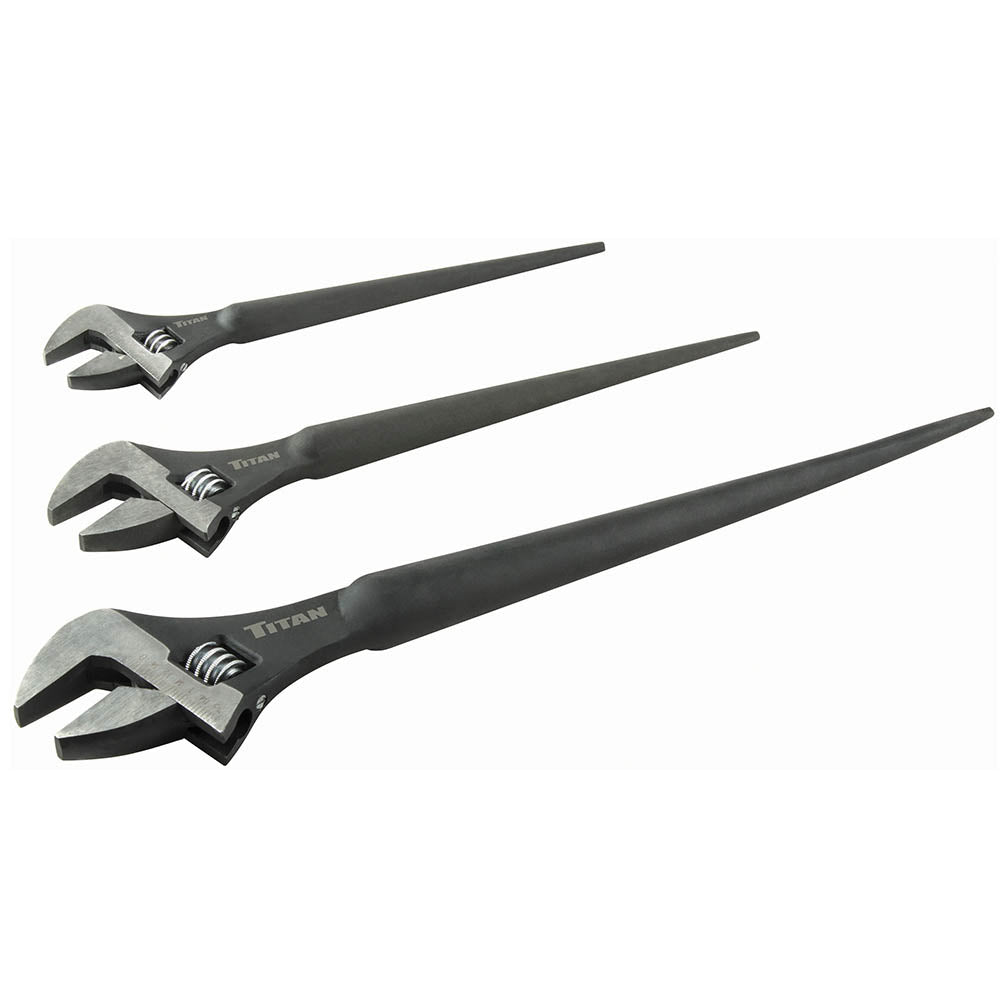 Titan Tool 3 Pc Adjustable Construction Wrench Set TITAN