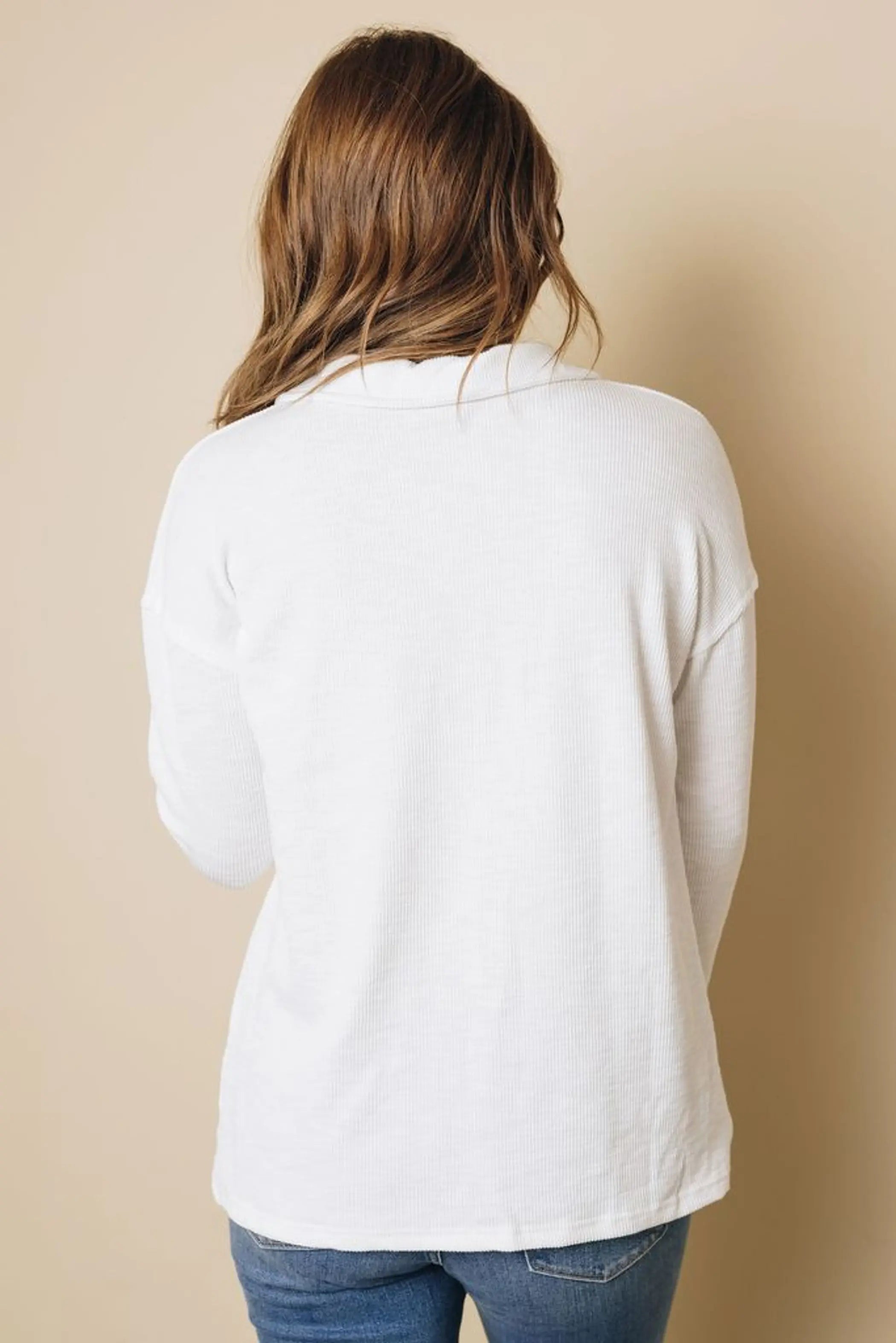 Tomlinson Button Up Top Stay Warm in Style