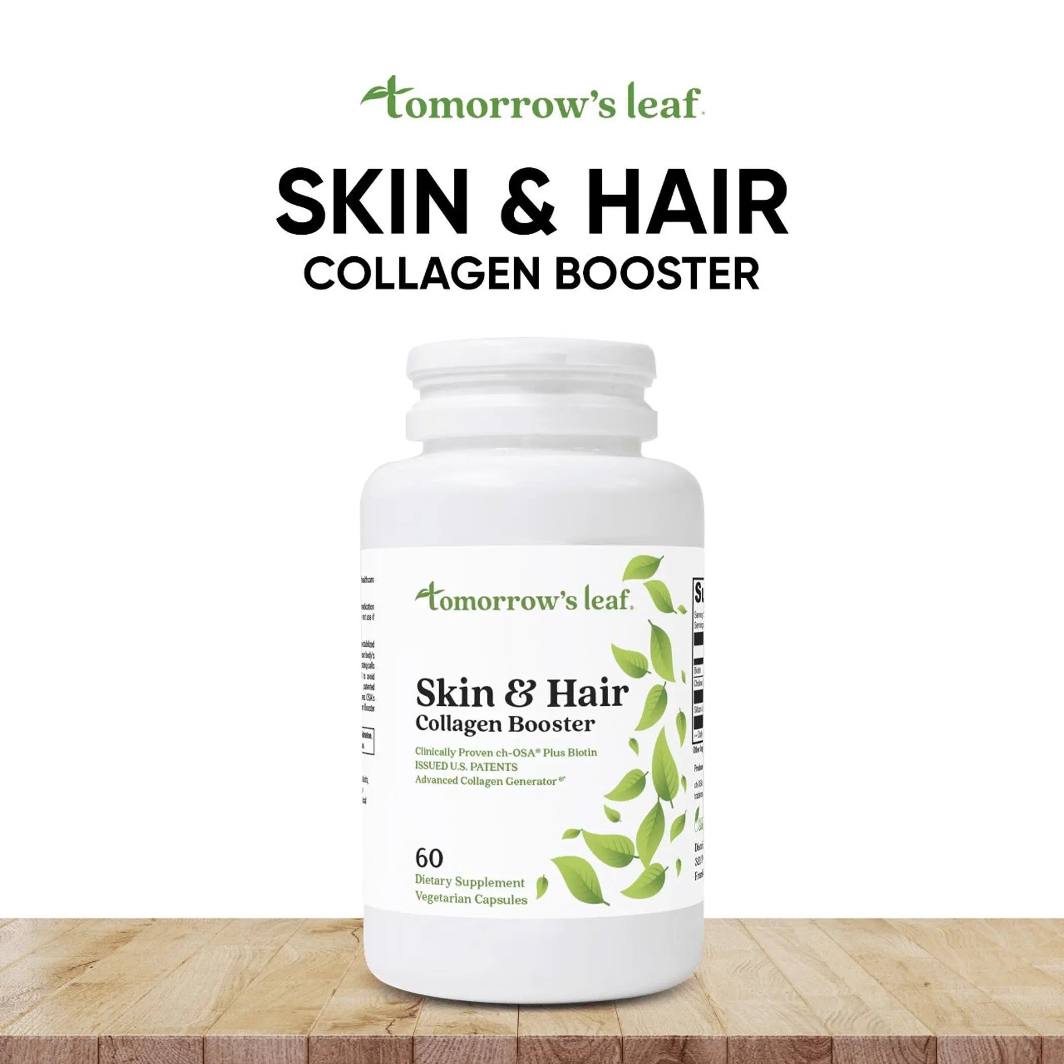 Tomorrow's Leaf Skin & Hair Collagen Booster DermOne Health & Wellness