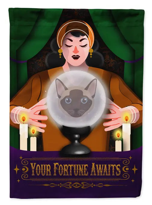 Tonkinese Cat Halloween Garden Flag Caroline's Treasures