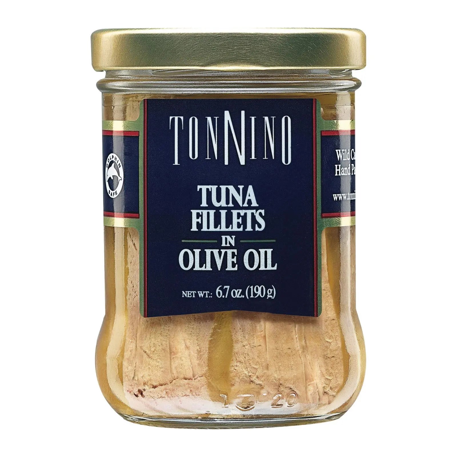 Tonnino Tuna Fillets - Olive Oil - Case Of 6 - 6.7 Oz. Tonnino Tuna
