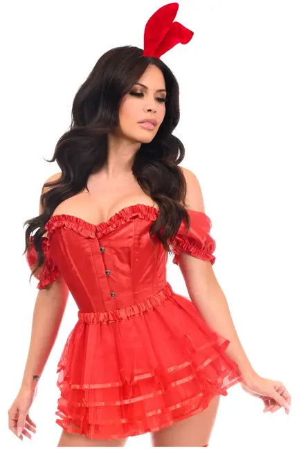 Top Drawer 4 PC Bunny Corset & Tutu Costume Daisy Corsets