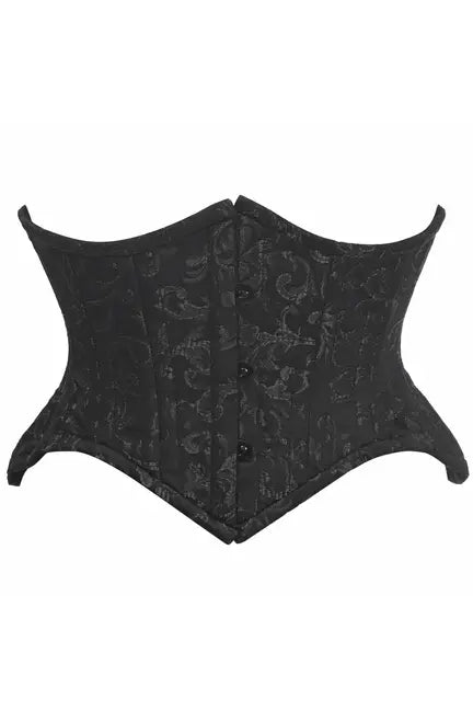 Top Drawer Brocade Double Steel Boned Mini Cincher Corset Daisy Corsets