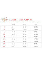 Top Drawer Brocade Steel Boned Underbust Corset with Chains and Clasps Daisy Corsets