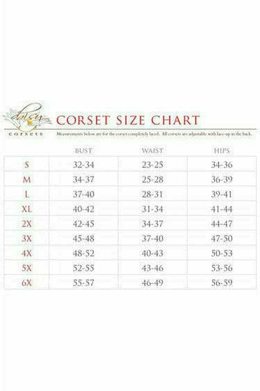 Top Drawer Patent & Fishnet Underbust Corset Daisy Corsets