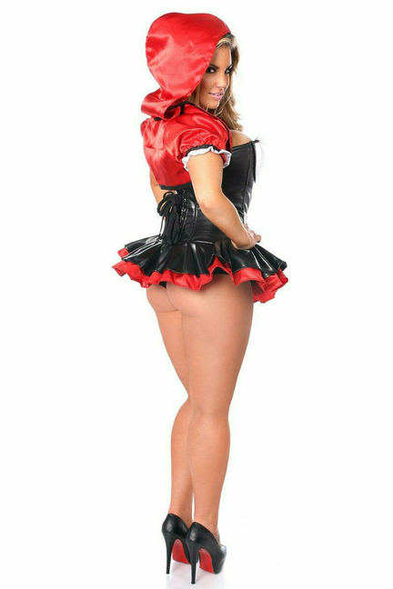 Top Drawer Premium Red Riding Hood Corset Dress Costume Daisy Corsets