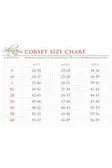 Top Drawer Print Double Steel Boned Curvy Cut Underbust Cincher Corset Daisy Corsets