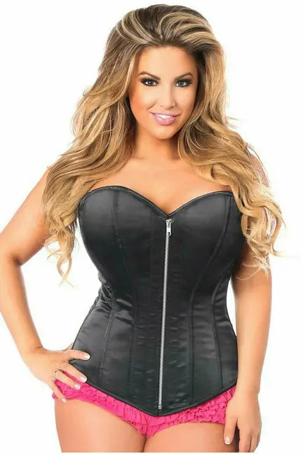 Top Drawer Satin Steel Boned Corset Daisy Corsets