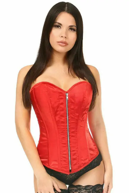 Top Drawer Satin Steel Boned Corset Daisy Corsets