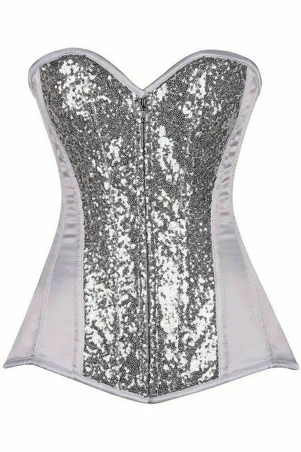 Top Drawer Sequin Steel Boned Corset Daisy Corsets