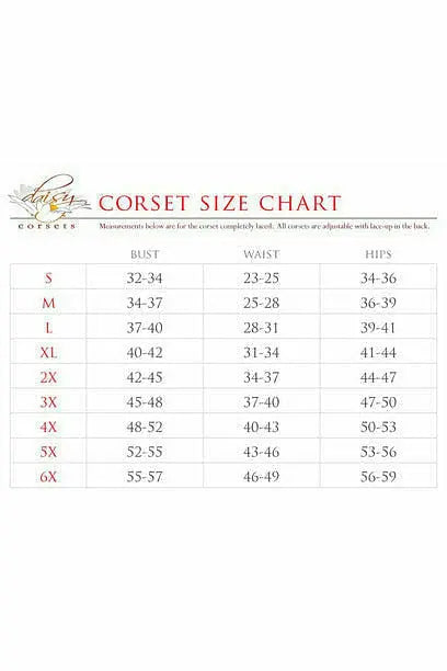 Top Drawer Sequin Steel Boned Corset Daisy Corsets