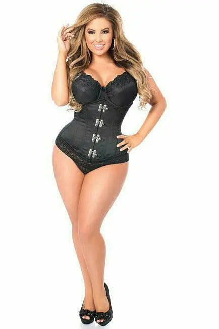 Top Drawer Steel Boned Underbust Corset with Clasp Closure Daisy Corsets