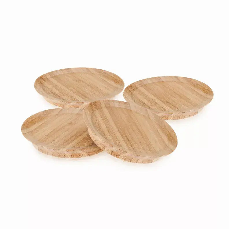 Topper Bamboo Appetizer Glass Toppers By True True Brands