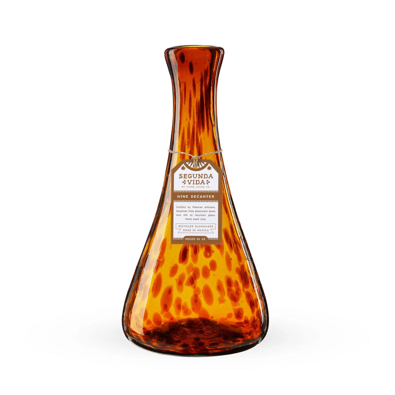 Tortuga Recycled Wine Decanter by Twine Living Twine