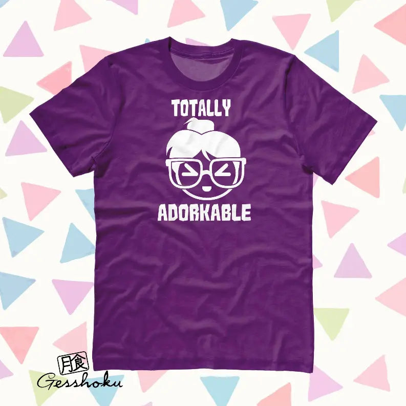 Totally Adorkable Girl with Glasses Unisex T-shirt Gesshoku Designs