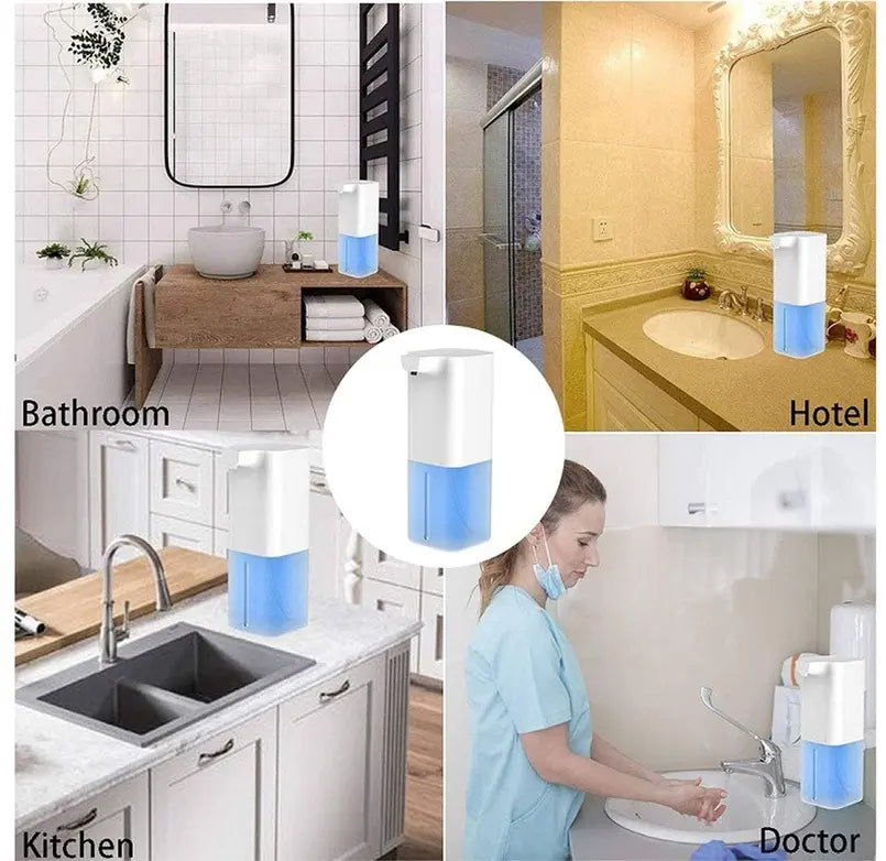 Touch-Free Rechargeable Liquid Soap & Hand Sanitizer Dispenser Marquee Innovations