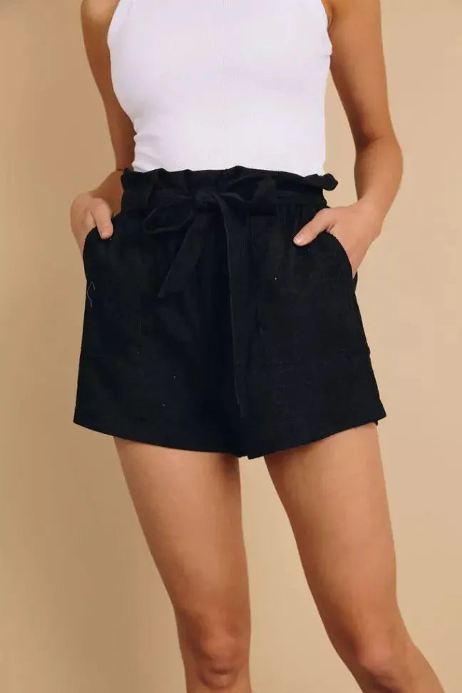 Tough Luck Paperbag Shorts Stay Warm in Style