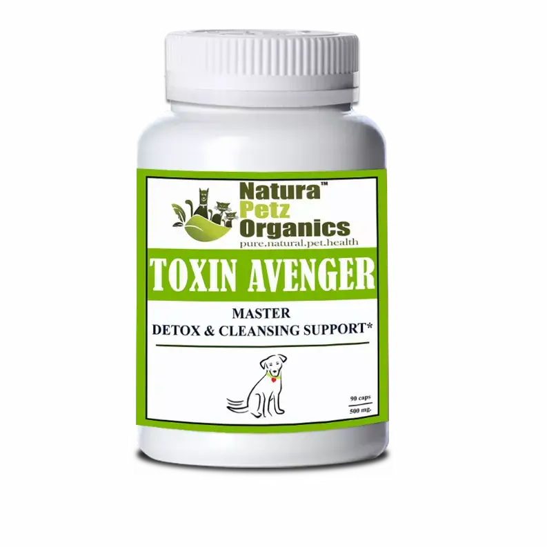 Toxin Avenger Max* Master Detox & Cleansing Support For Dogs And Cats* Organic Pet Systems