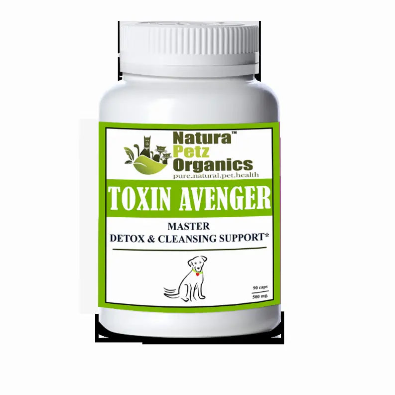 Toxin Avenger Max* Master Detox & Cleansing Support For Dogs And Cats* Organic Pet Systems