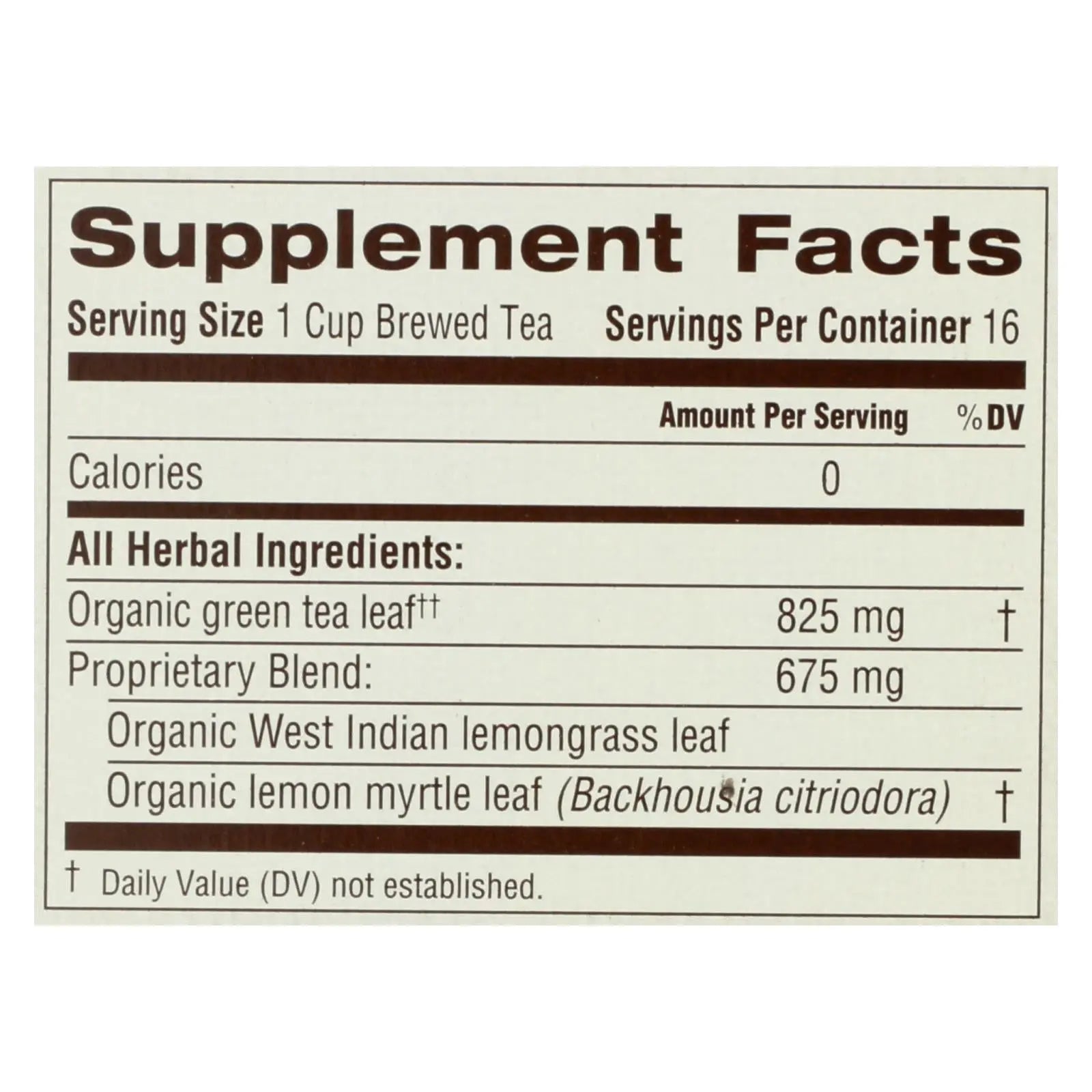 Traditional Medicinals Organic Golden Green Tea - 16 Tea Bags - Case Of 6 Traditional Medicinals