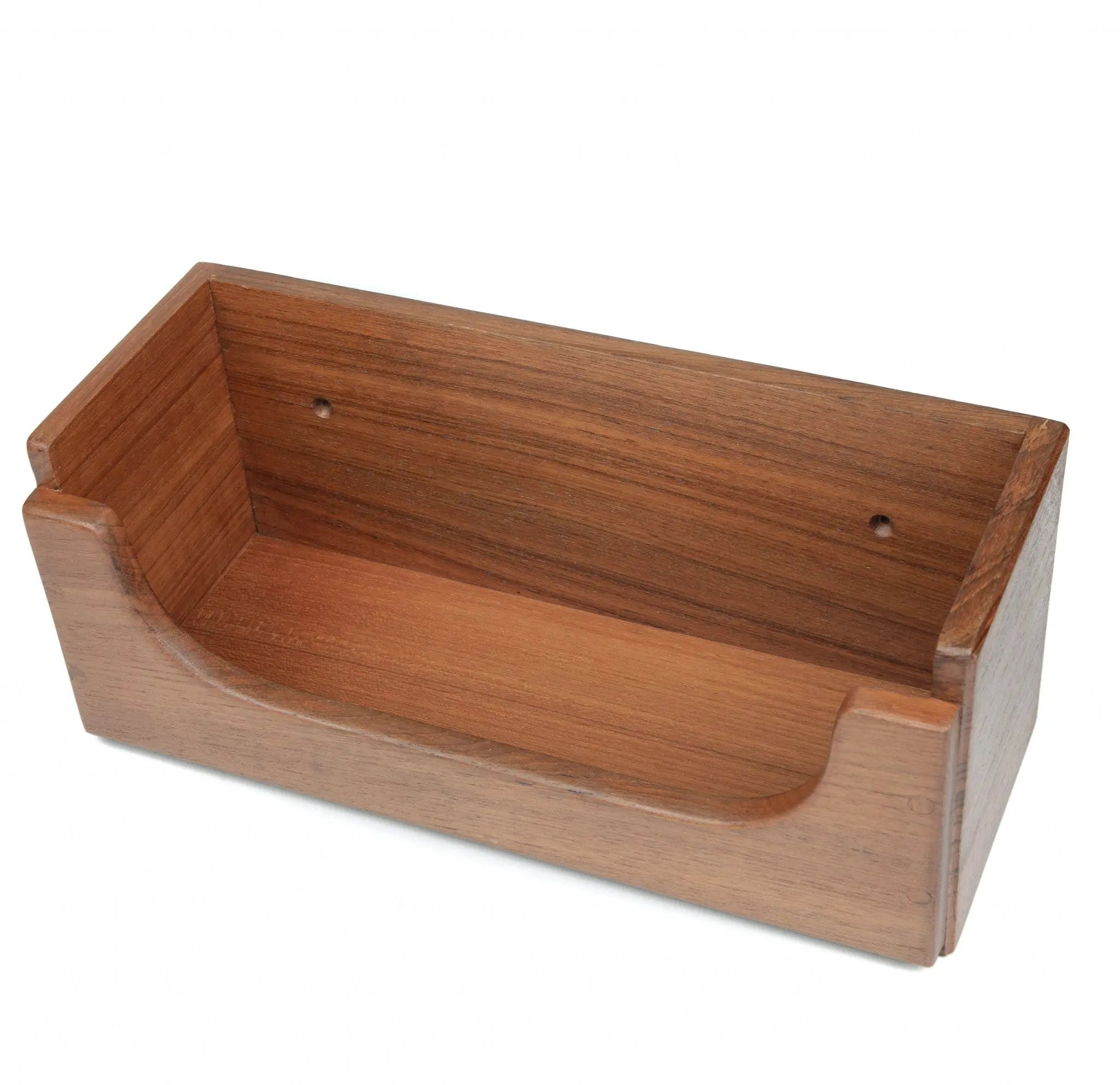 Traditional Solid Teak Guest Paper Towel Holder Homeroots Bed & Bath