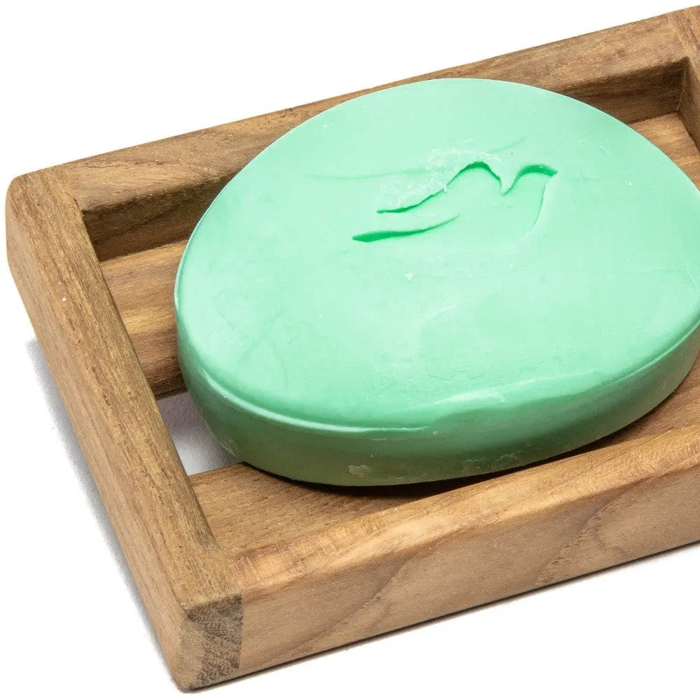 Traditional Solid Teak Vanity Soap Dish Homeroots Bed & Bath
