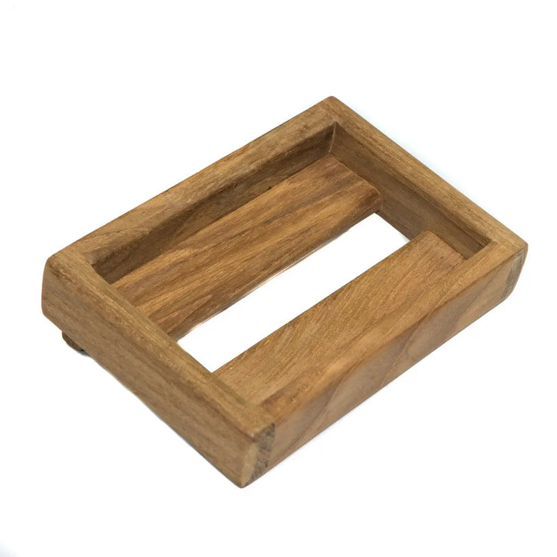 Traditional Solid Teak Wall Mount Soap Dish Homeroots Bed & Bath