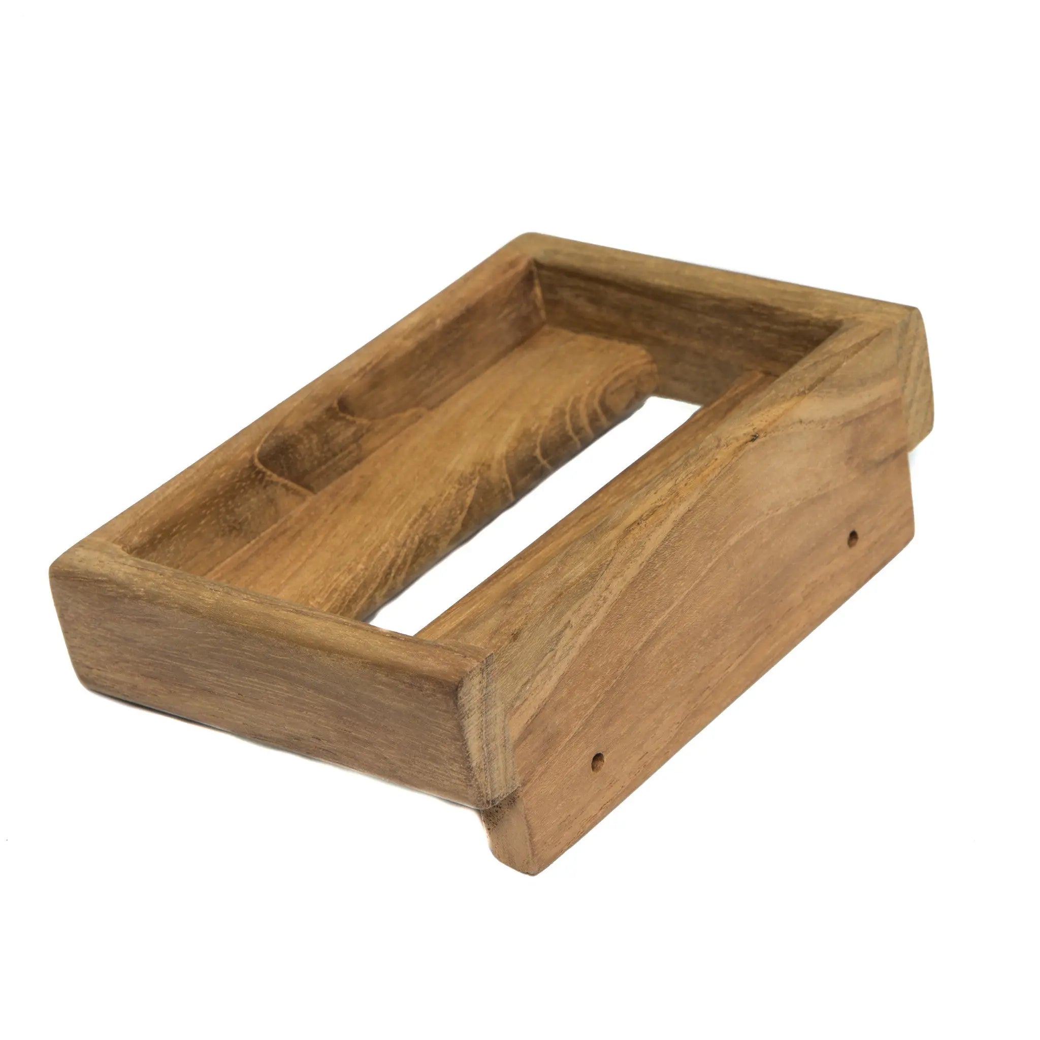 Traditional Solid Teak Wall Mount Soap Dish Homeroots Bed & Bath