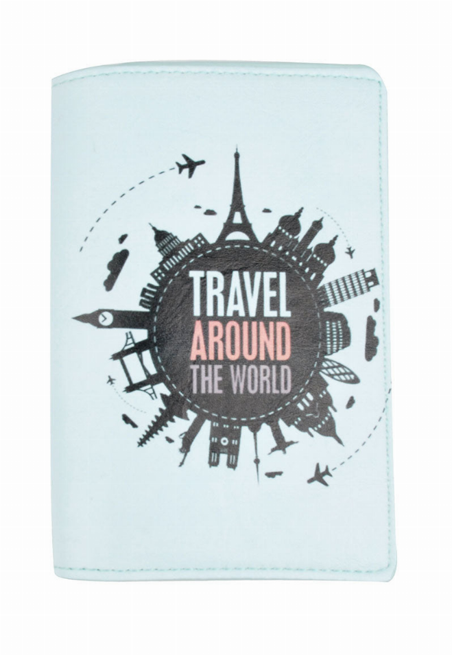Travel Around the World - Wallet / Passport Holder Gift Trenz