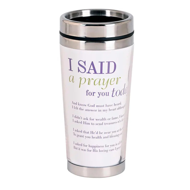 Travel Mug Lavender I Said A Prayer 16oz Dicksons Inc
