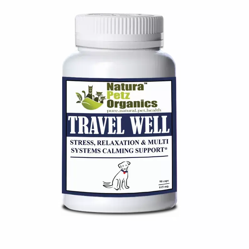 Travel Well - Stress, Relaxation & Calming Stress Support* For Dogs And Cats On The Go* Organic Pet Systems