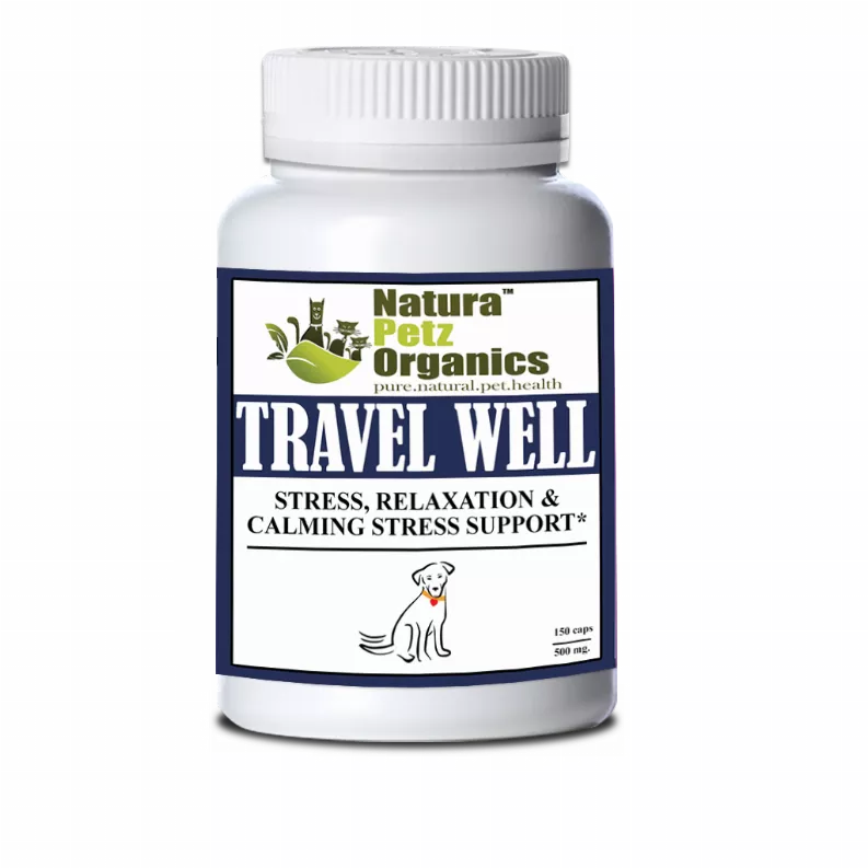Travel Well - Stress, Relaxation & Calming Stress Support* For Dogs And Cats On The Go* Organic Pet Systems