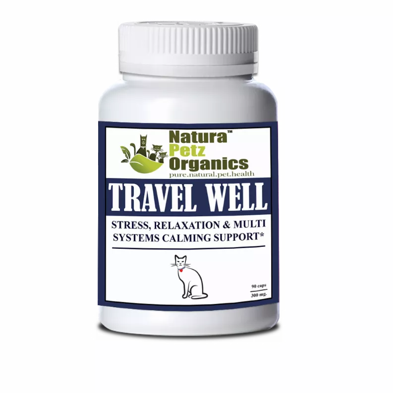 Travel Well - Stress, Relaxation & Calming Stress Support* For Dogs And Cats On The Go* Organic Pet Systems