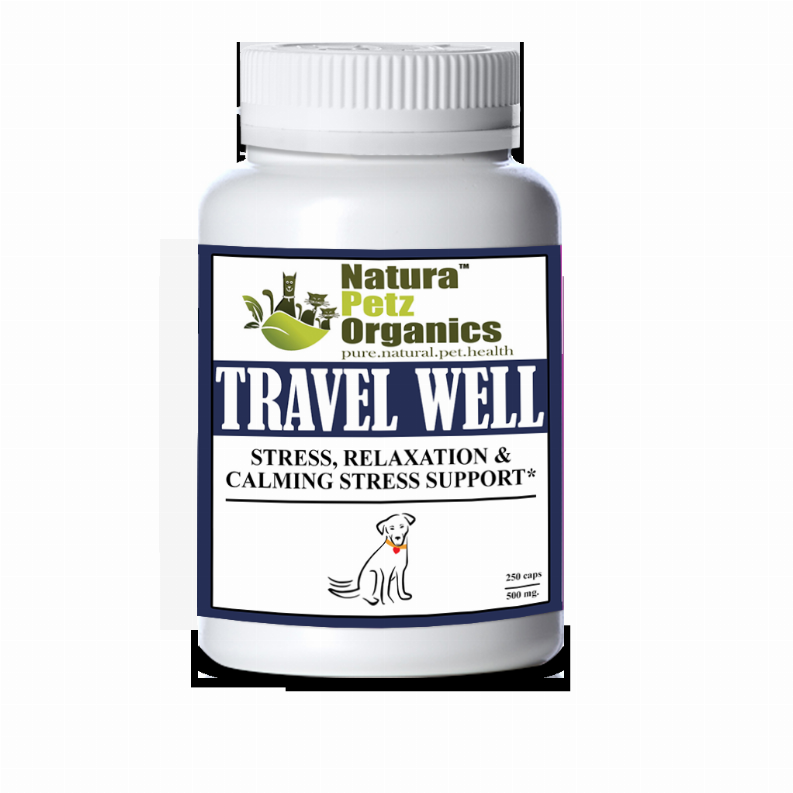 Travel Well - Stress, Relaxation & Calming Stress Support* For Dogs And Cats On The Go* Organic Pet Systems