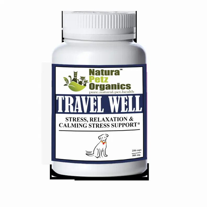 Travel Well - Stress, Relaxation & Calming Stress Support* For Dogs And Cats On The Go* Organic Pet Systems