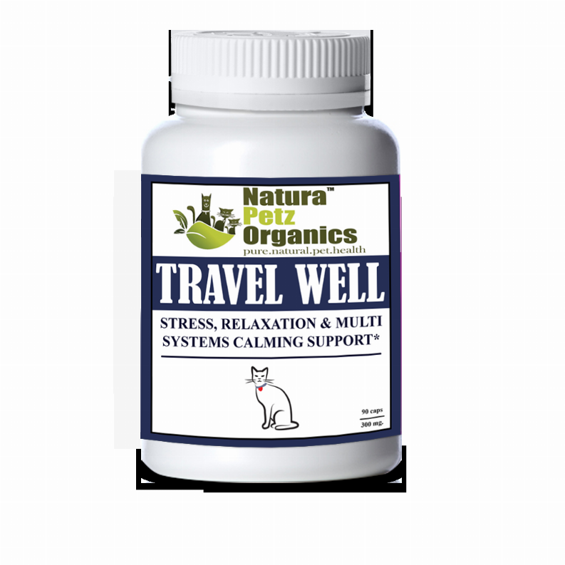 Travel Well - Stress, Relaxation & Calming Stress Support* For Dogs And Cats On The Go* Organic Pet Systems