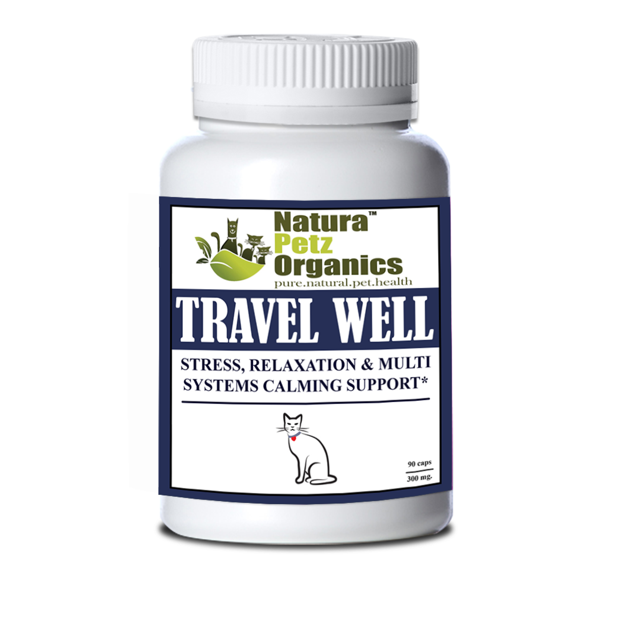 Travel Well - Stress, Relaxation & Calming Stress Support* For Dogs And Cats On The Go* Organic Pet Systems