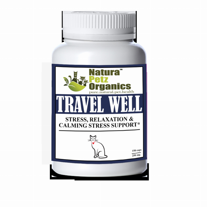 Travel Well - Stress, Relaxation & Calming Stress Support* For Dogs And Cats On The Go* Organic Pet Systems