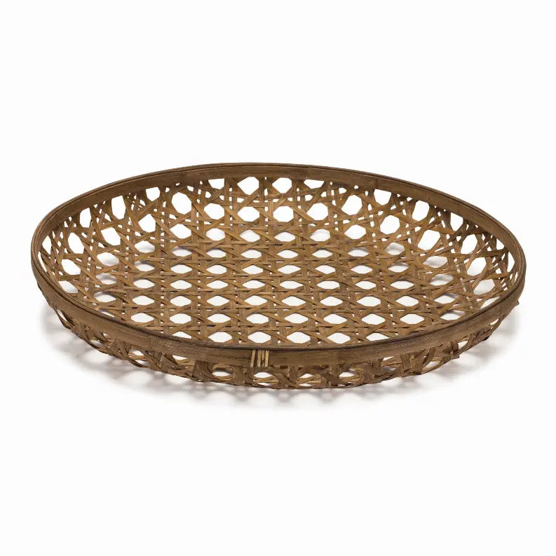 Tray 26"D x 4"H Bamboo Melrose Intl.
