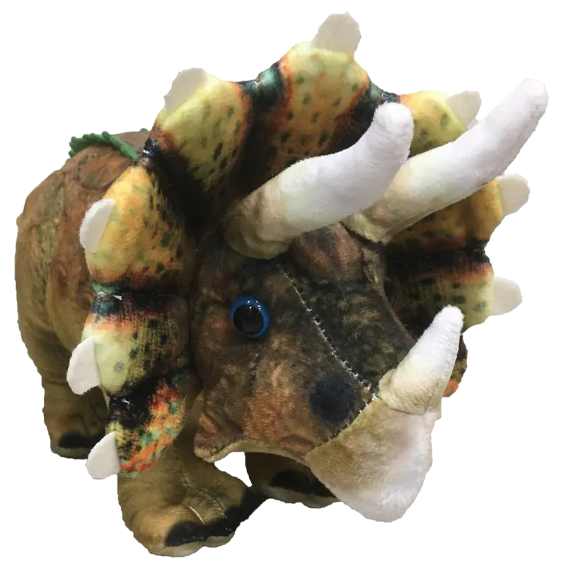 Triceratops Plush 15" Dinosaur Stuffed Animal Texas Toy Distribution