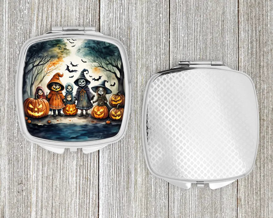Trick or Compact Mirror Caroline's Treasures
