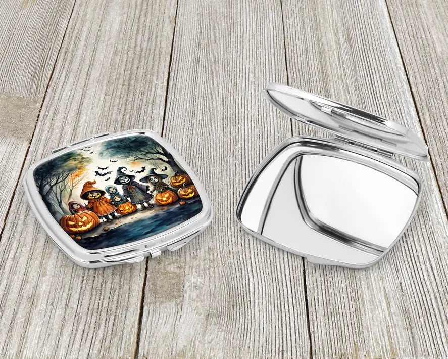Trick or Compact Mirror Caroline's Treasures