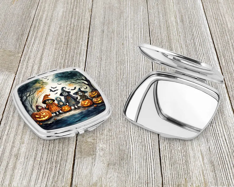 Trick or Compact Mirror Caroline's Treasures