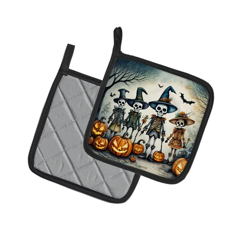 Trick or Treaters Spooky Halloween Foam Coasters Caroline's Treasures