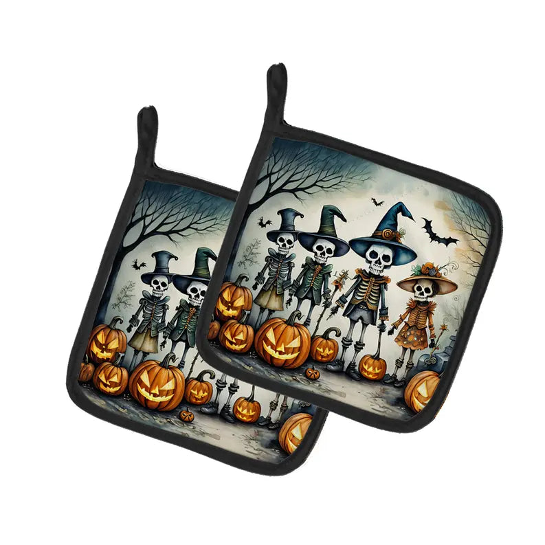 Trick or Treaters Spooky Halloween Foam Coasters Caroline's Treasures