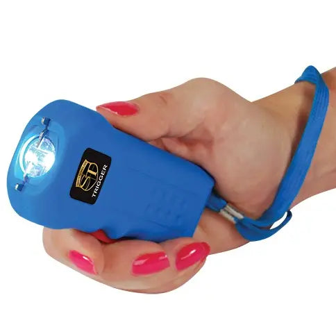 Trigger 75,000,000 Stun Gun Flashlight With Disable Pin Safety Technology