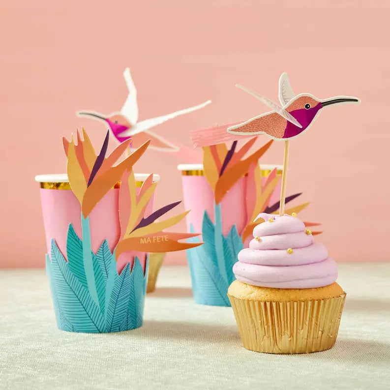 Tropical Collection, Cups with Flower Sleeves Ma Fête